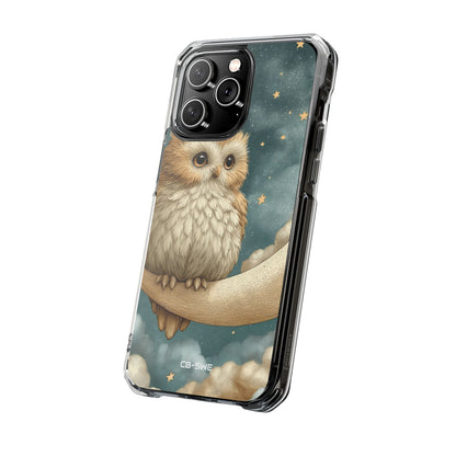 Owls Nestle Moon iPhone Case - Impact