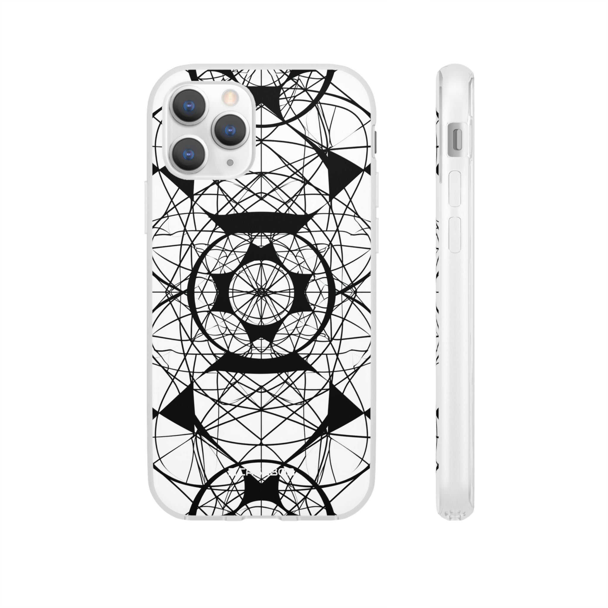 Geometric Hypnosis | Flexible Phone Case for iPhone