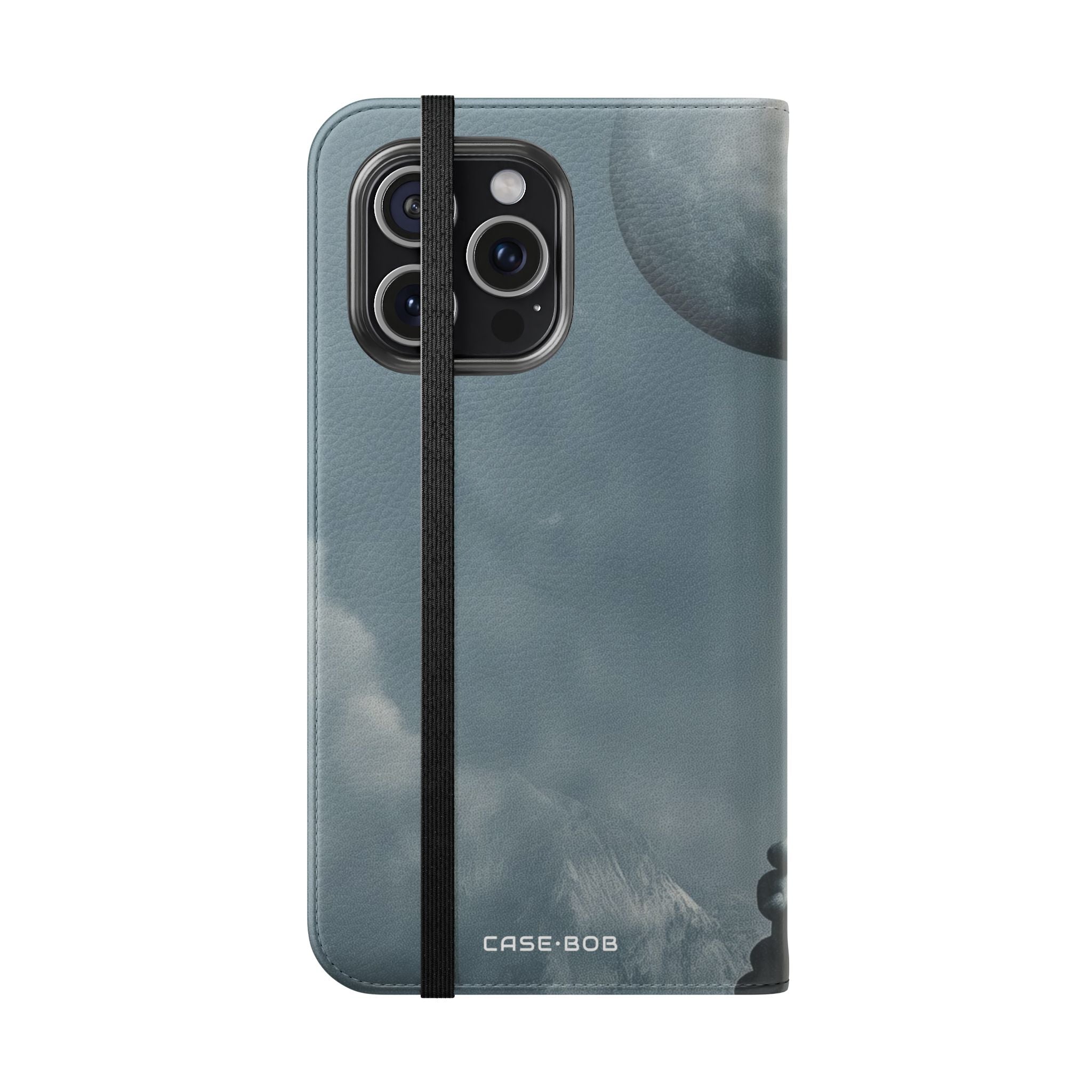 Kuuilmapallo Sininen - iPhone 15 Pro Max -lompakkokotelo