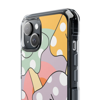 Playful Mushroom Friends iPhone Case - Impact