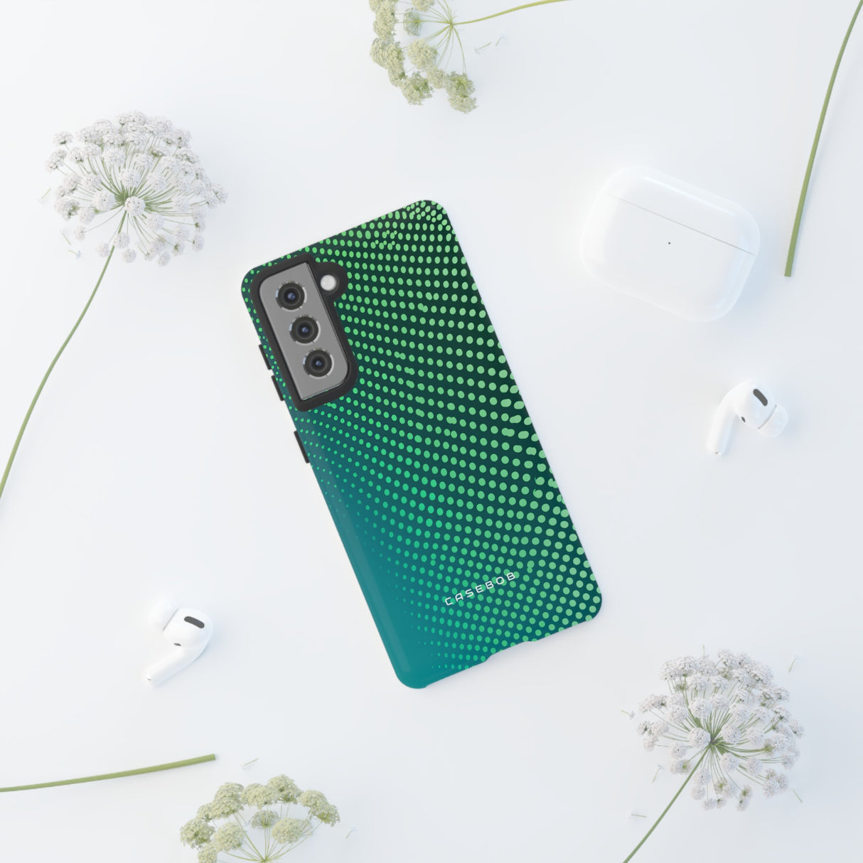 Green Dot Harmony - Protective Phone Case