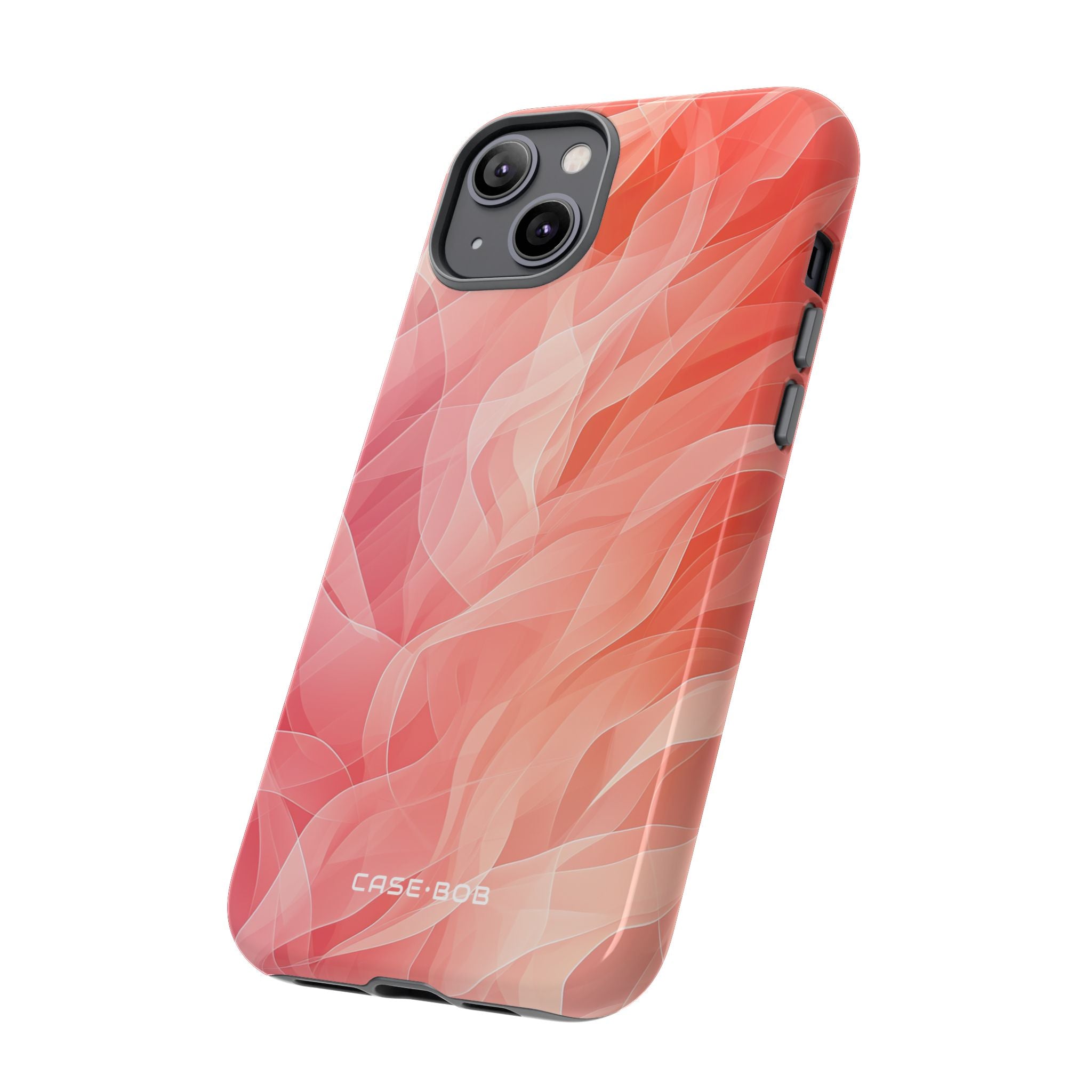 Peach Wave Drift iPhone 14 Plus Case - Tough