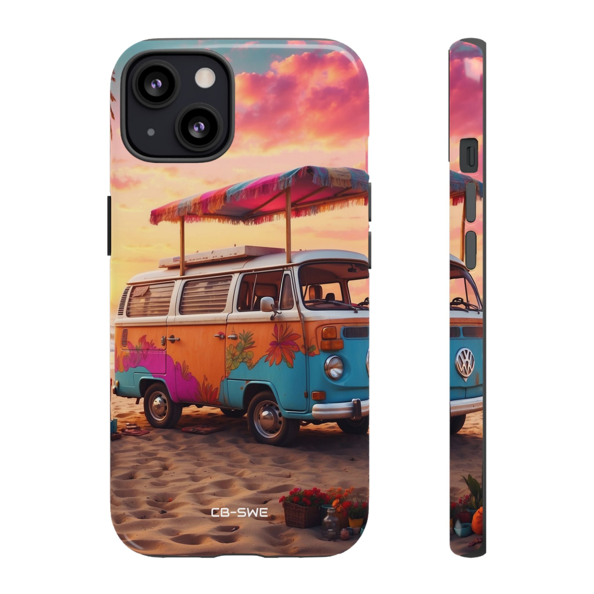 **Van Rests at Shore** - iPhone Case