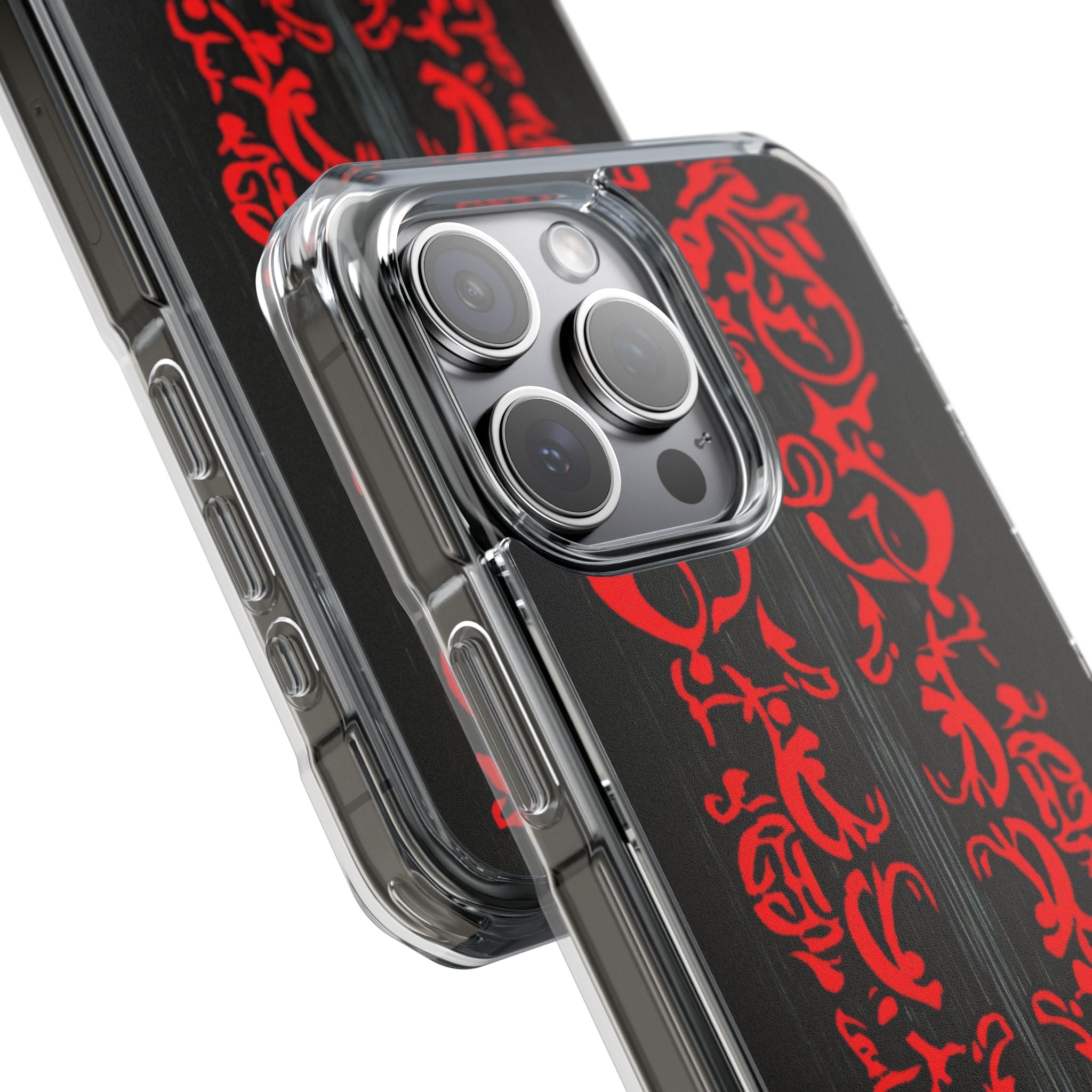 Crimson Spiral iPhone 15 Pro Max Case - Impact