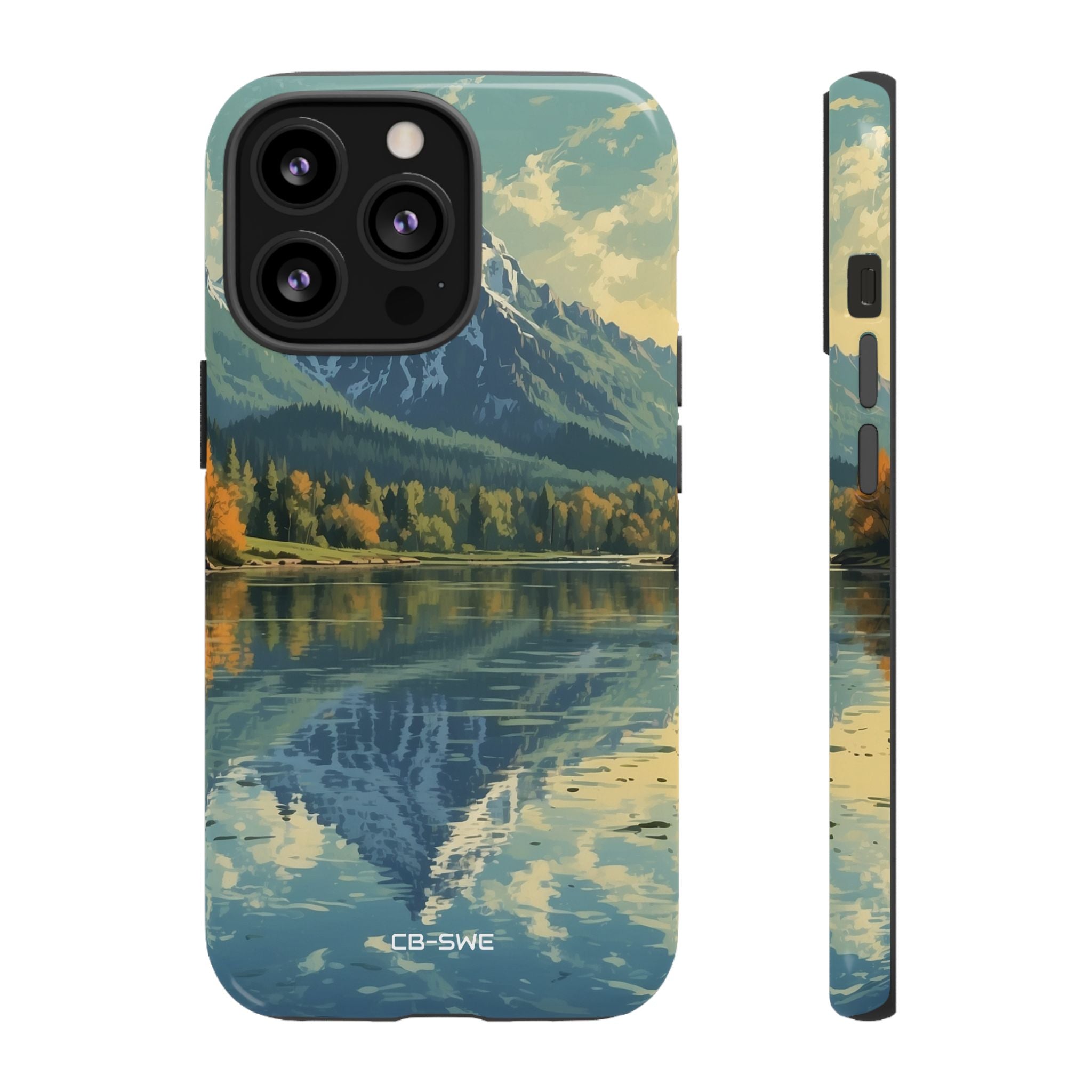 Mountain Reflects Calm - iPhone Case