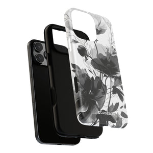 Elegant Monochrome Botanical Elegance - for iPhone 16