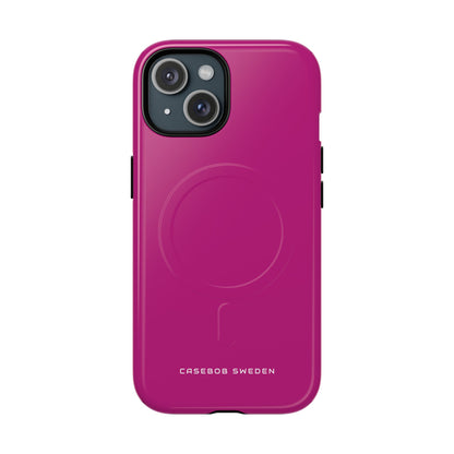 Medium Violet Red iPhone 15  Tough+ Phone Case