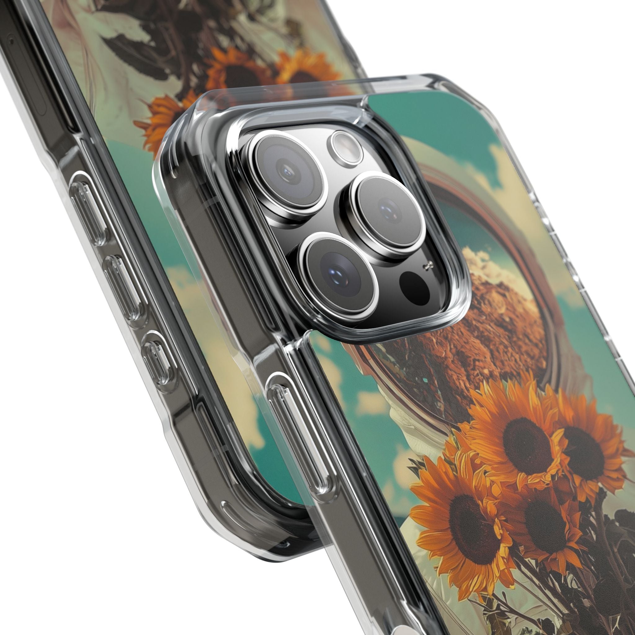Sunflower Astronaut iPhone 16 Pro Case - Impact