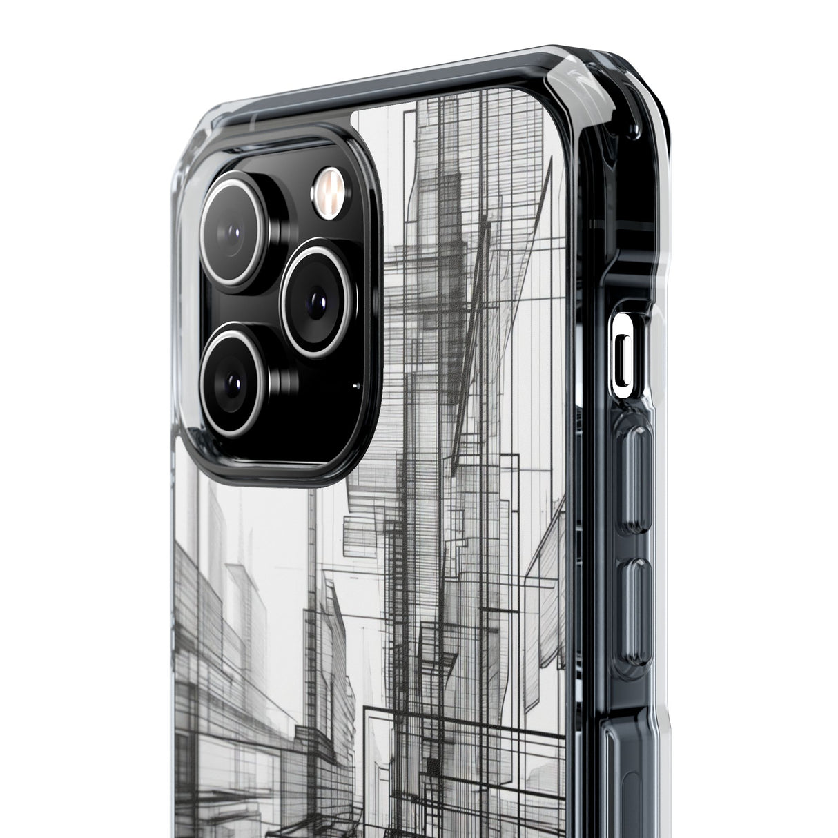 Architectural Maze – Handyhülle für iPhone (Clear Impact – Magnetisch)