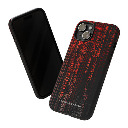 Gradient Cyberflux Network iPhone 15 - Tough Phone Case