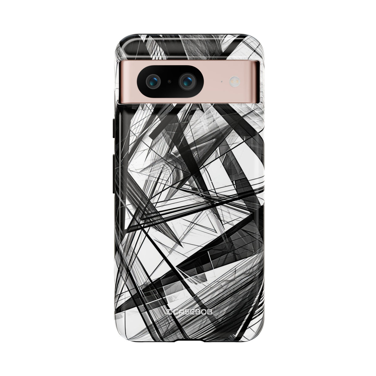 Monochrome Chaos | Protective Phone Case for Google Pixel