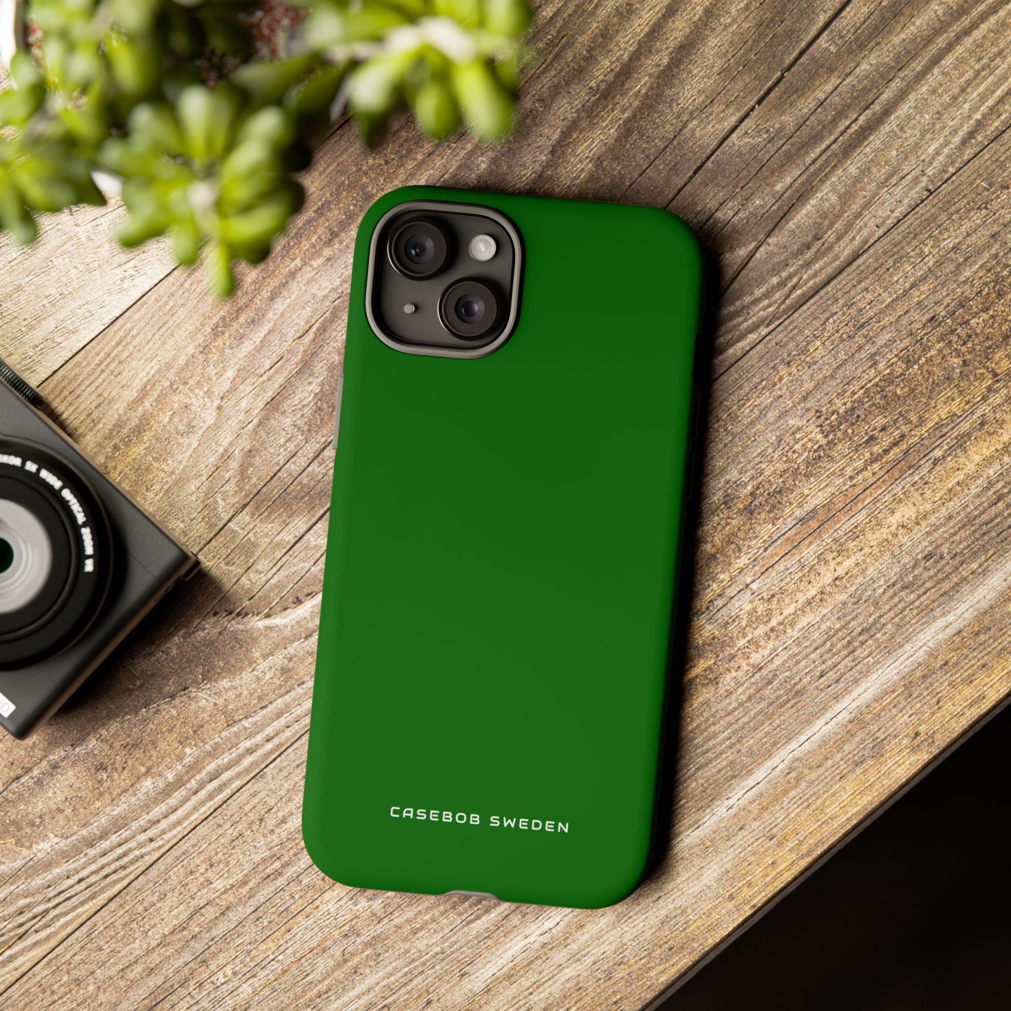 Dark Green iPhone 15 - Tough Phone Case