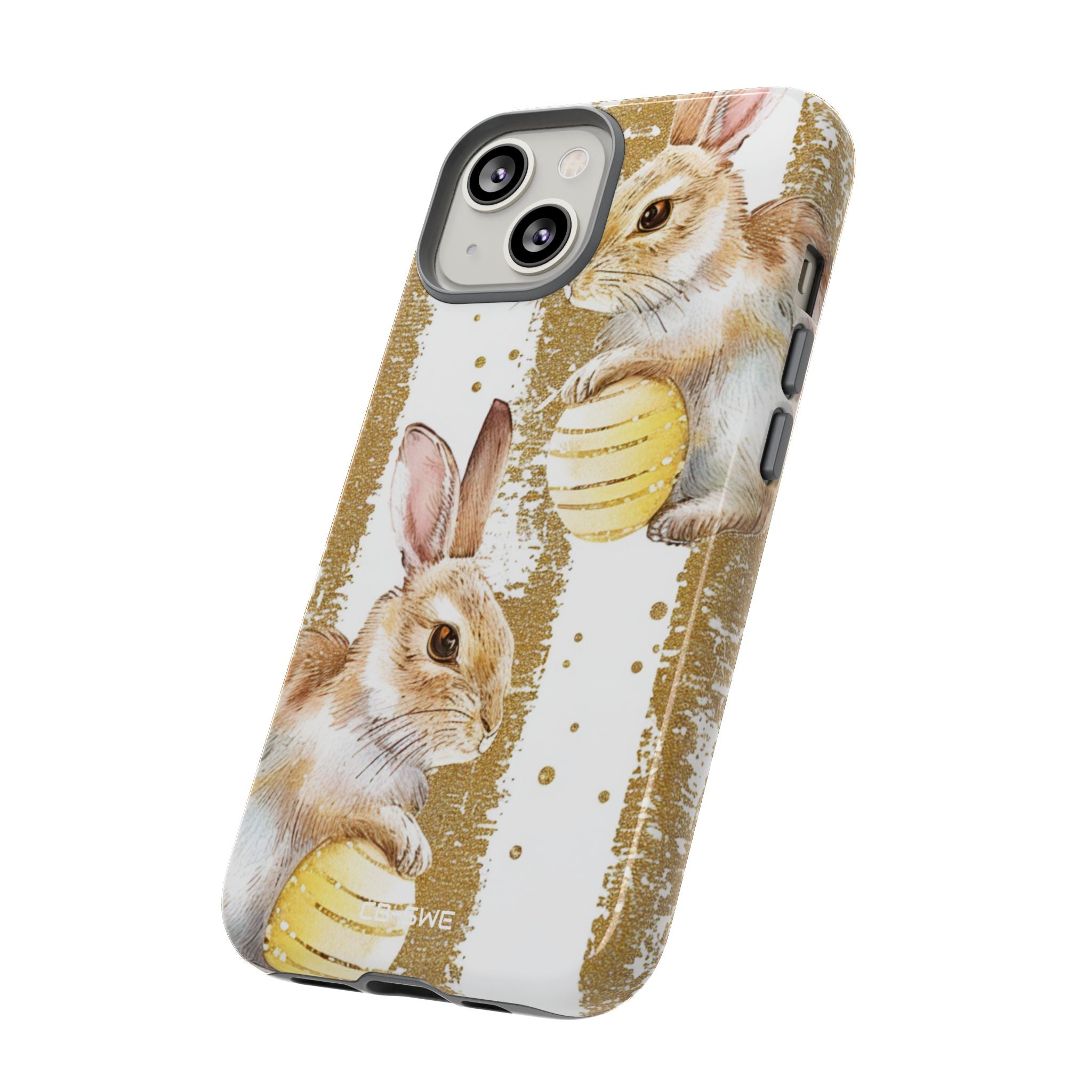 Bunnies Hold Eggs - iPhone Case