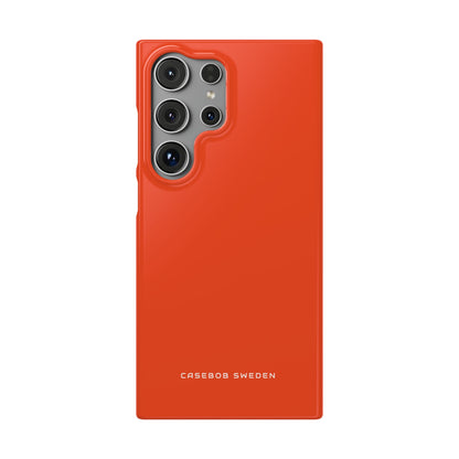 Orange Red Samsung S24 - Slim Phone Case