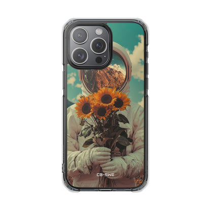 Sunflower Spacesuit Shine iPhone Case - Impact