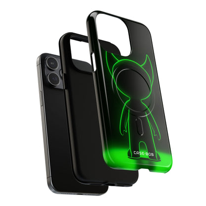 Neon Horned Glow iPhone 15 Pro Max Case - Tough+