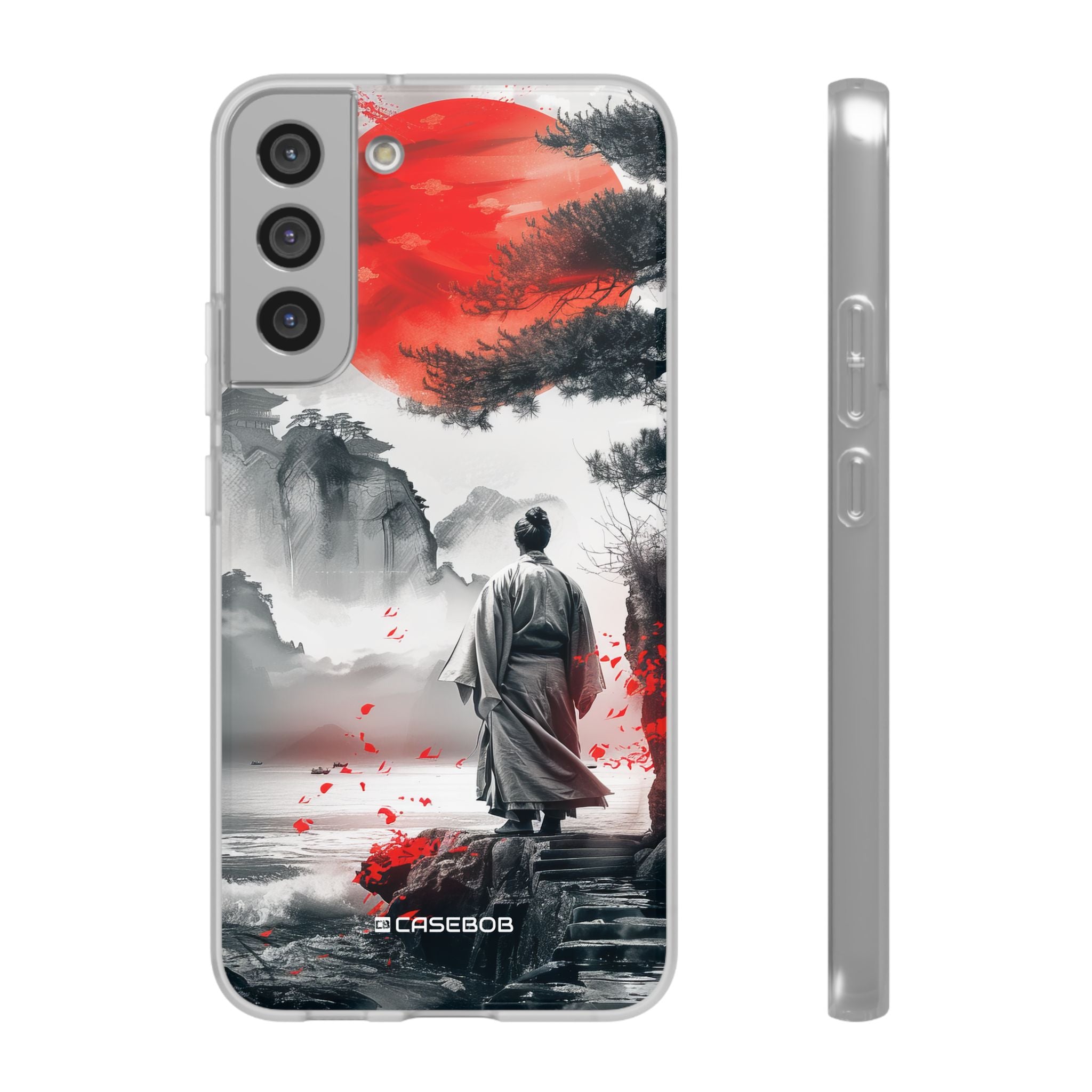 Serene Samurai Sunrise | Flexible Phone Case for Samsung Galaxy