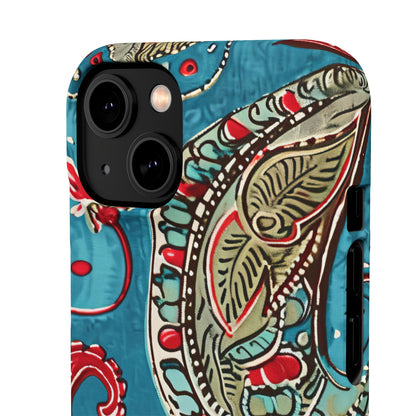 Vintage Paisley Elegance iPhone 14 - Slim Phone Case