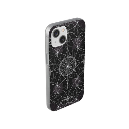 Radiant Petal Orbit iPhone 14 Case - Soft