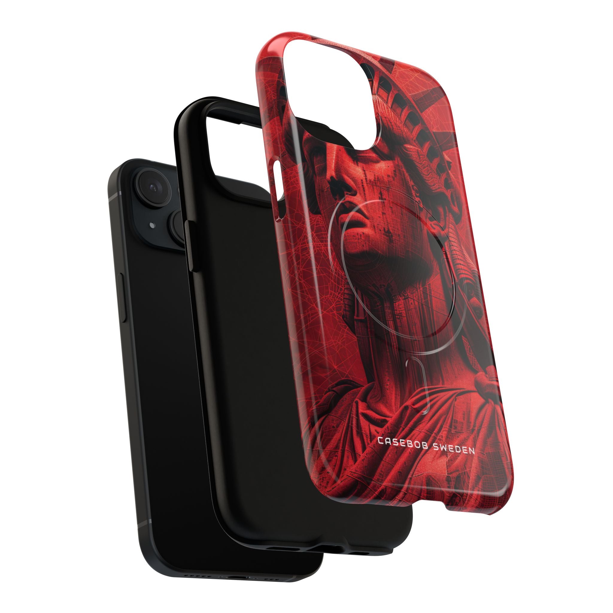 Zen Red Liberty Vision iPhone 15 | Tough+ Phone Case