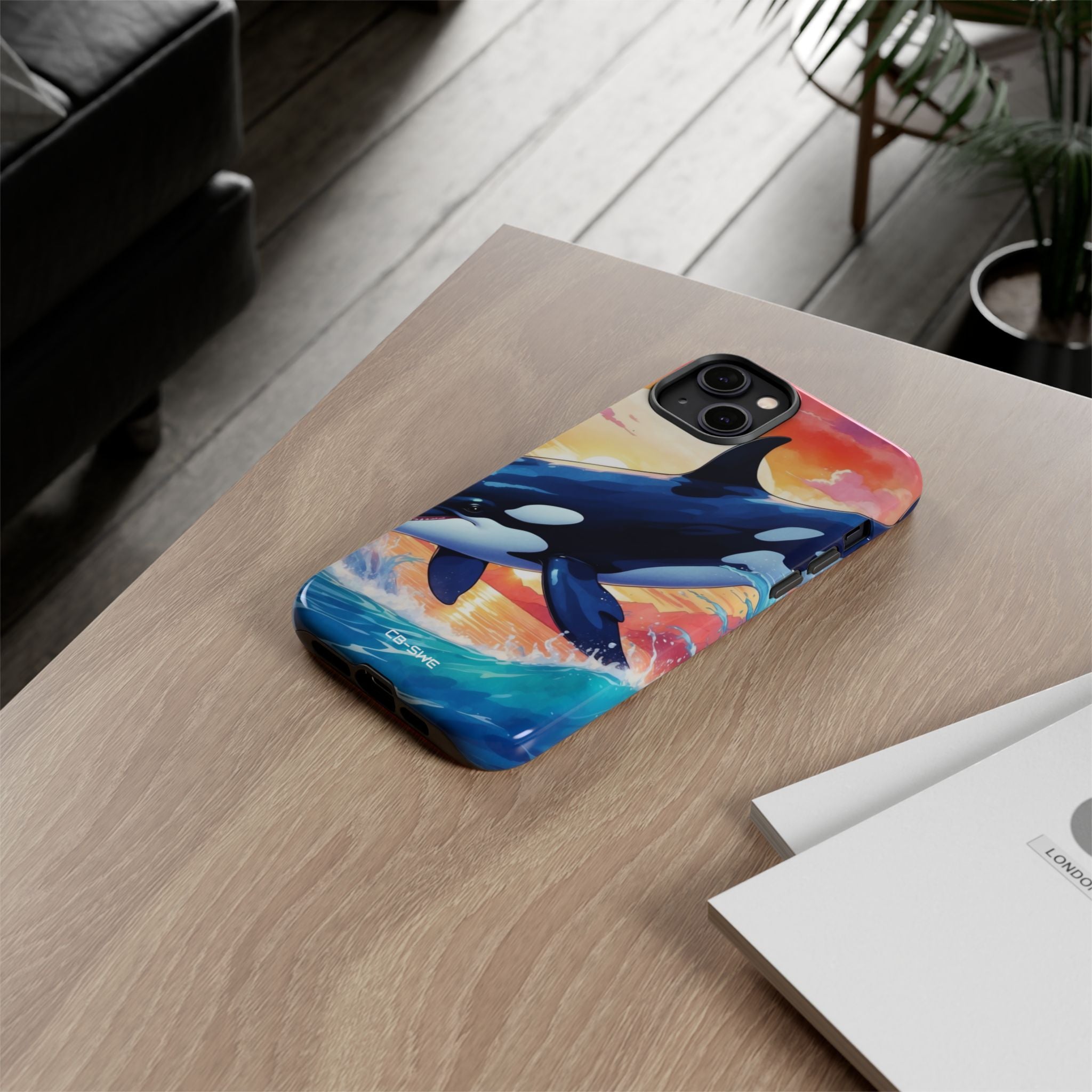 Orca Leaps Joyfully - iPhone Case