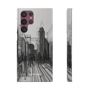 Urban Wireframe | Slim Phone Case for Samsung