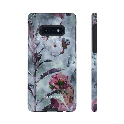 Monochrome Roses, Peonies & Asters - Protective Phone Case