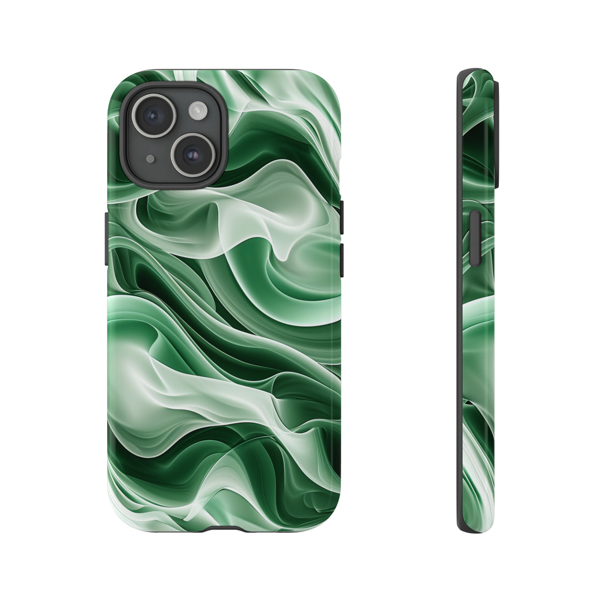 Verdant Wave Elegance - Schutzhülle fürs Telefon