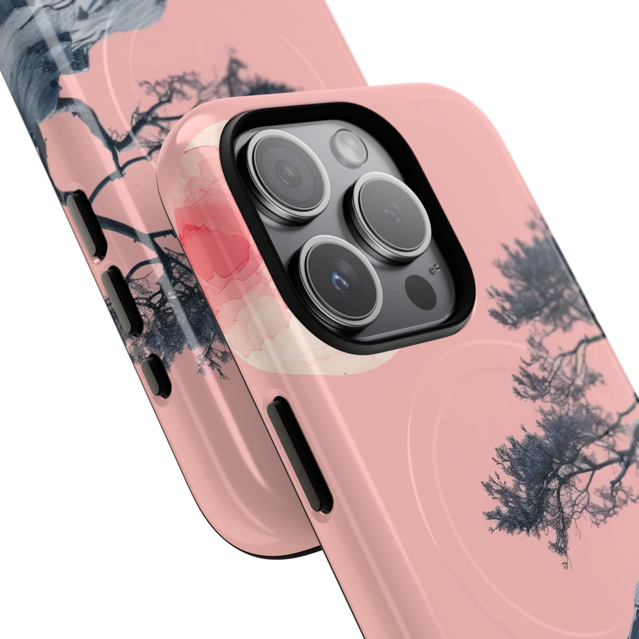 Solitudine sulla scogliera rosa iPhone 15 - Tough+