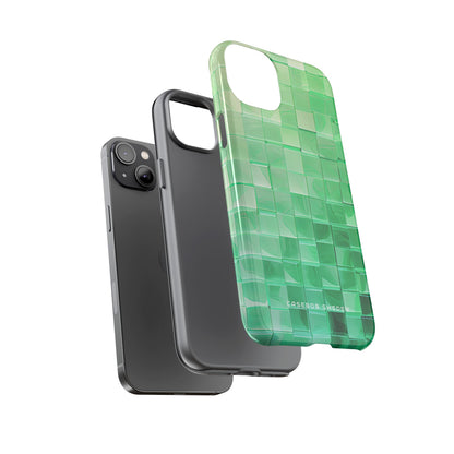 Gradient Verdegrid iPhone 14 - Tough Phone Case