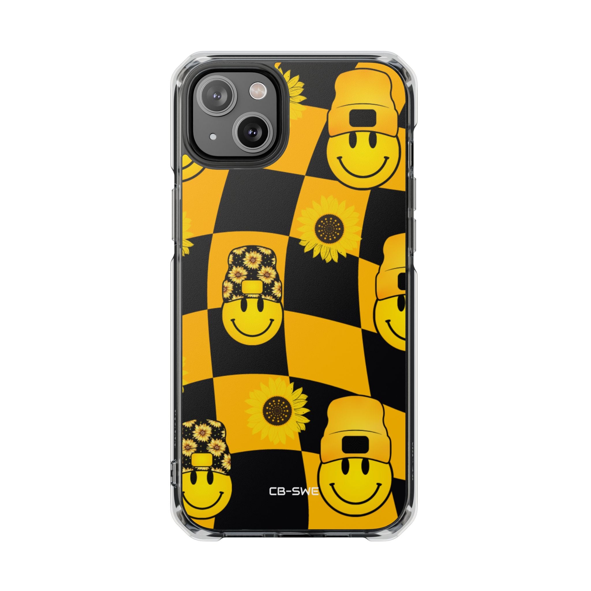 Joyful Checkered Smiles iPhone Case - Impact