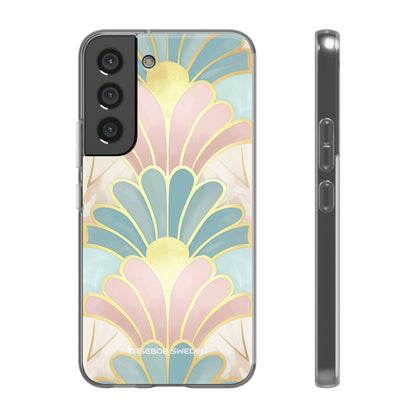 Pastel Deco Elegance - Flexi Samsung S22 Phone Case