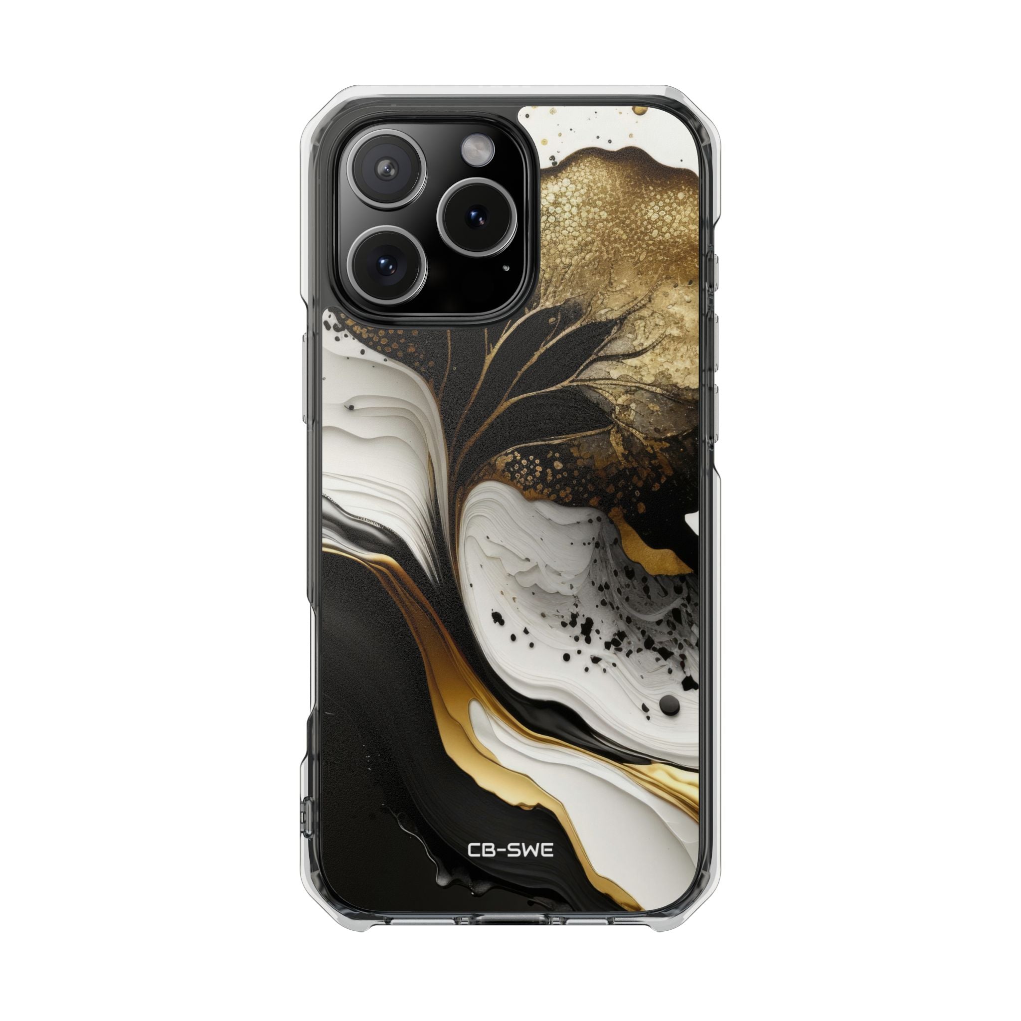 Gold Swirl Elegance iPhone Case - Impact