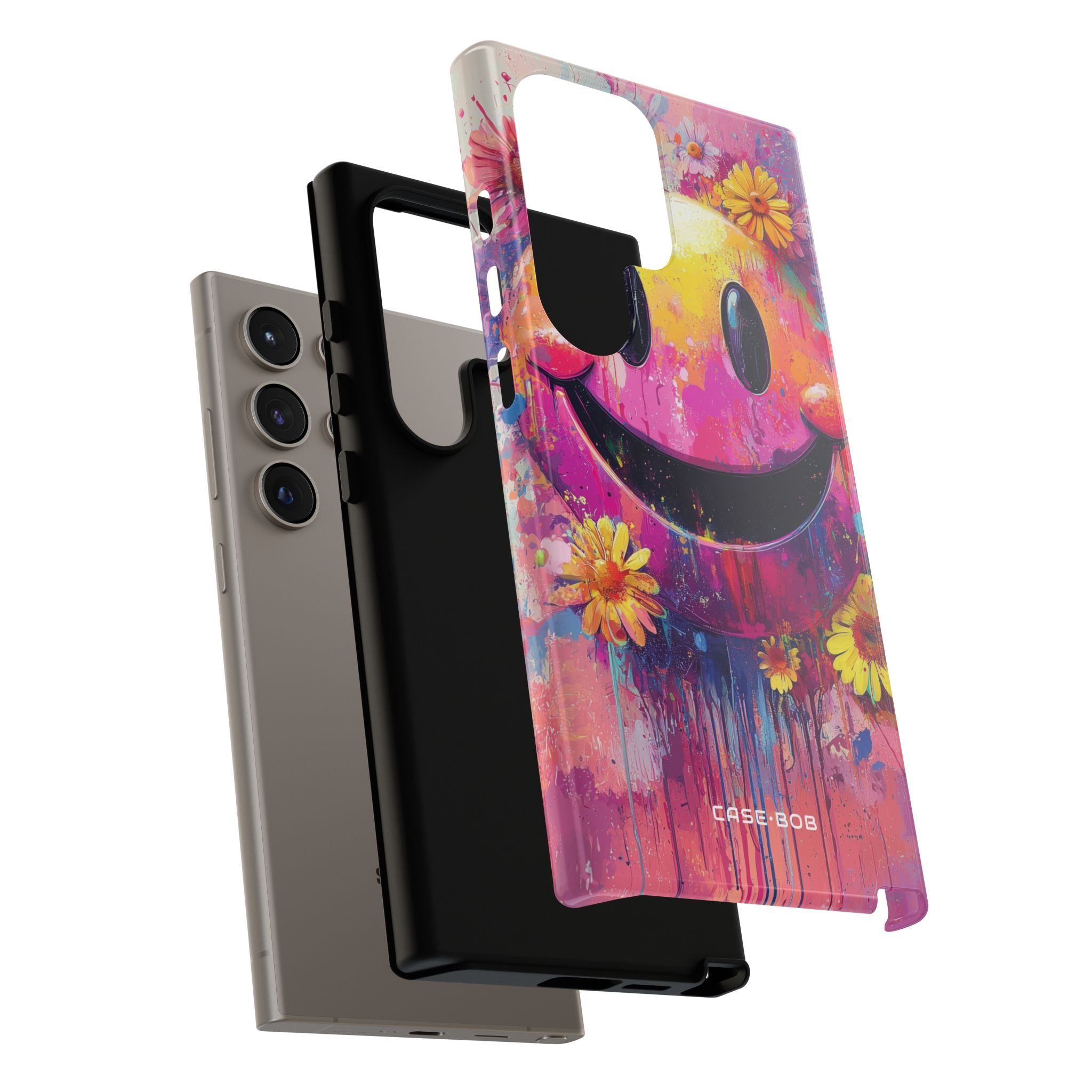 Smiley Bloom Samsung S24 Ultra Case - Tough