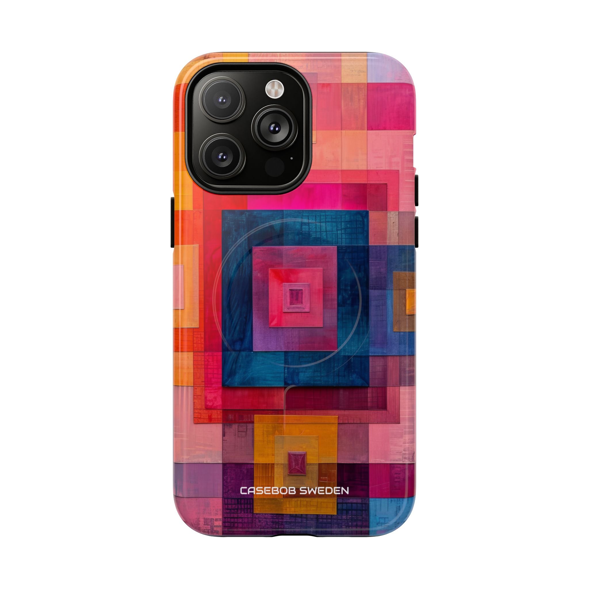 Vibrant Geometry - Tough + MagSafe® iPhone 14 Phone Case