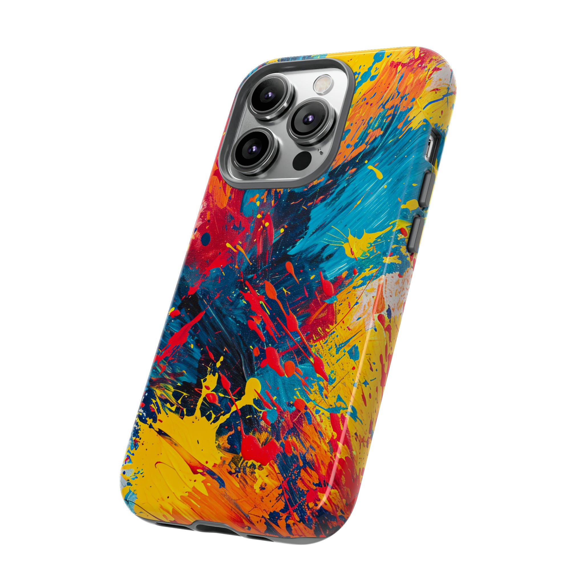 Artistic Brushstroke Bliss - Protective Phone Case