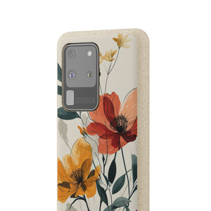 Serene Floral Harmony | Biodegradable Phone Case