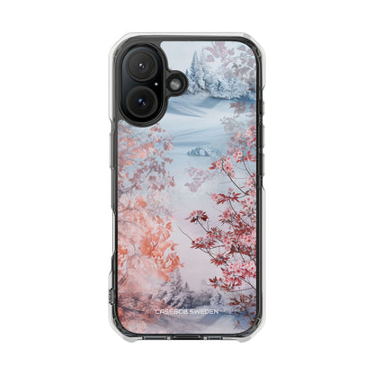 Floral Serenity Case - Clear Impact iPhone 16 Phone Case