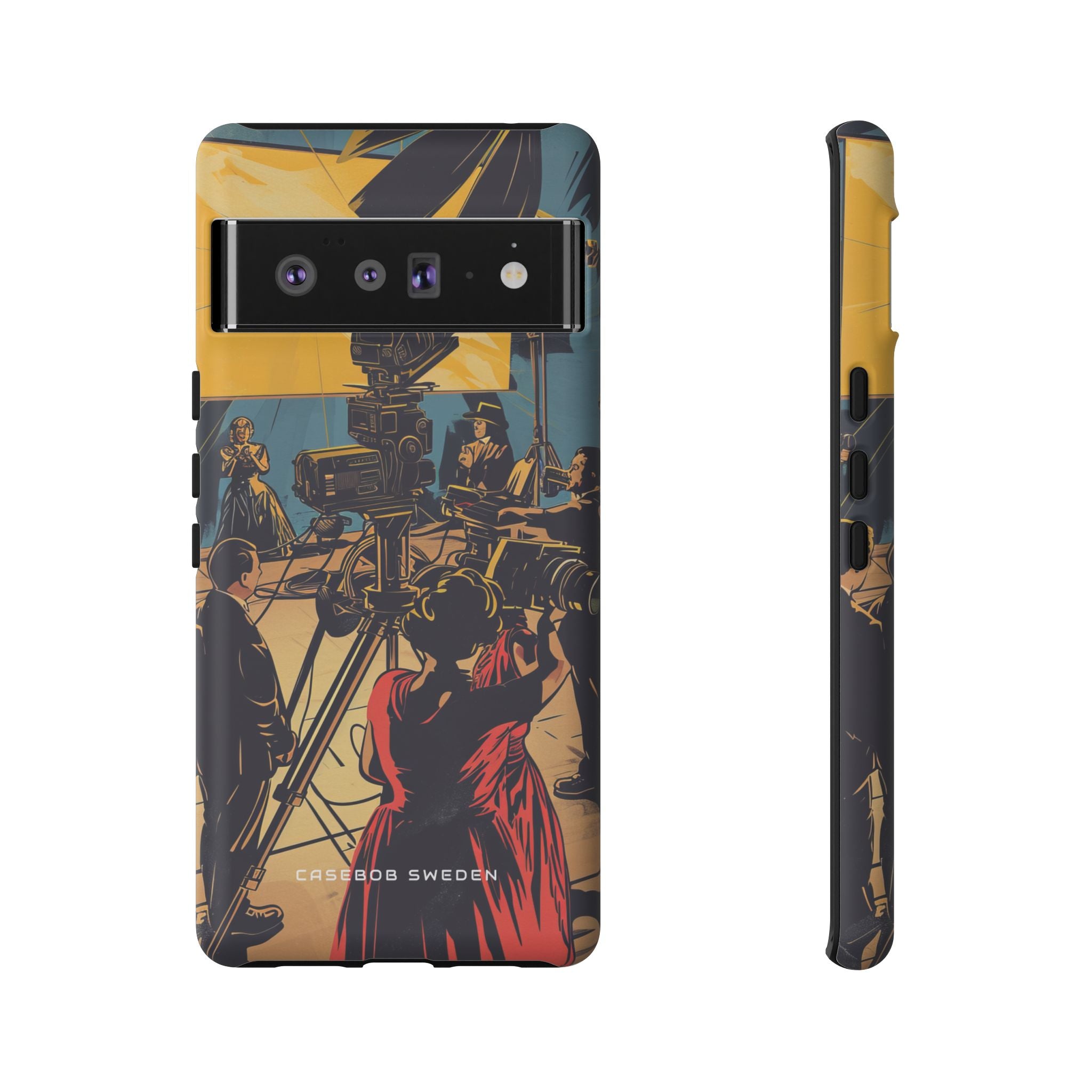 Golden Era Cinematic Spotlight Google Pixel 6 - Tough Phone Case