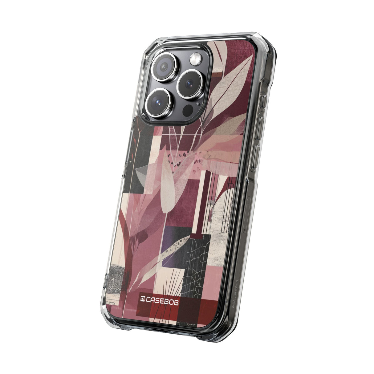 Marsala Design Showcase | Handyhülle für iPhone (Clear Impact Case – magnetisch) 