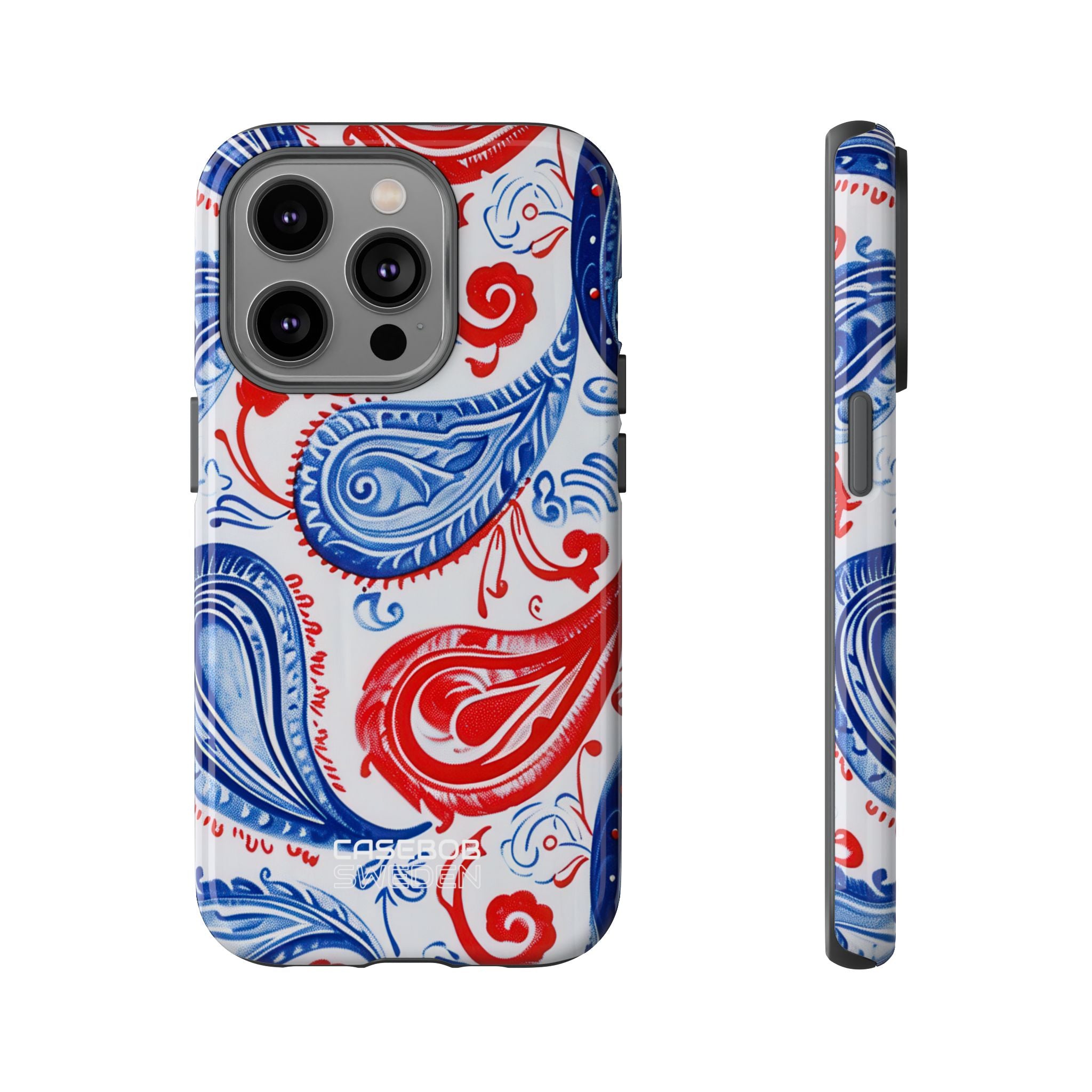 Vortici Paisley vivaci iPhone 14 - Tough