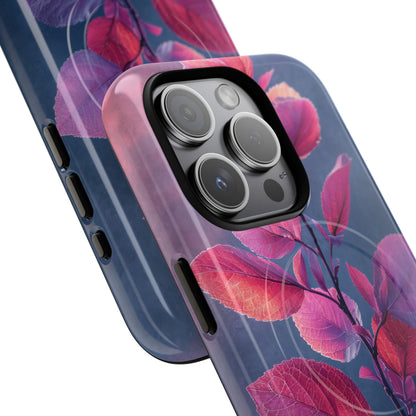 Pink Blue Nature - Tough + MagSafe® iPhone 15 Phone Case