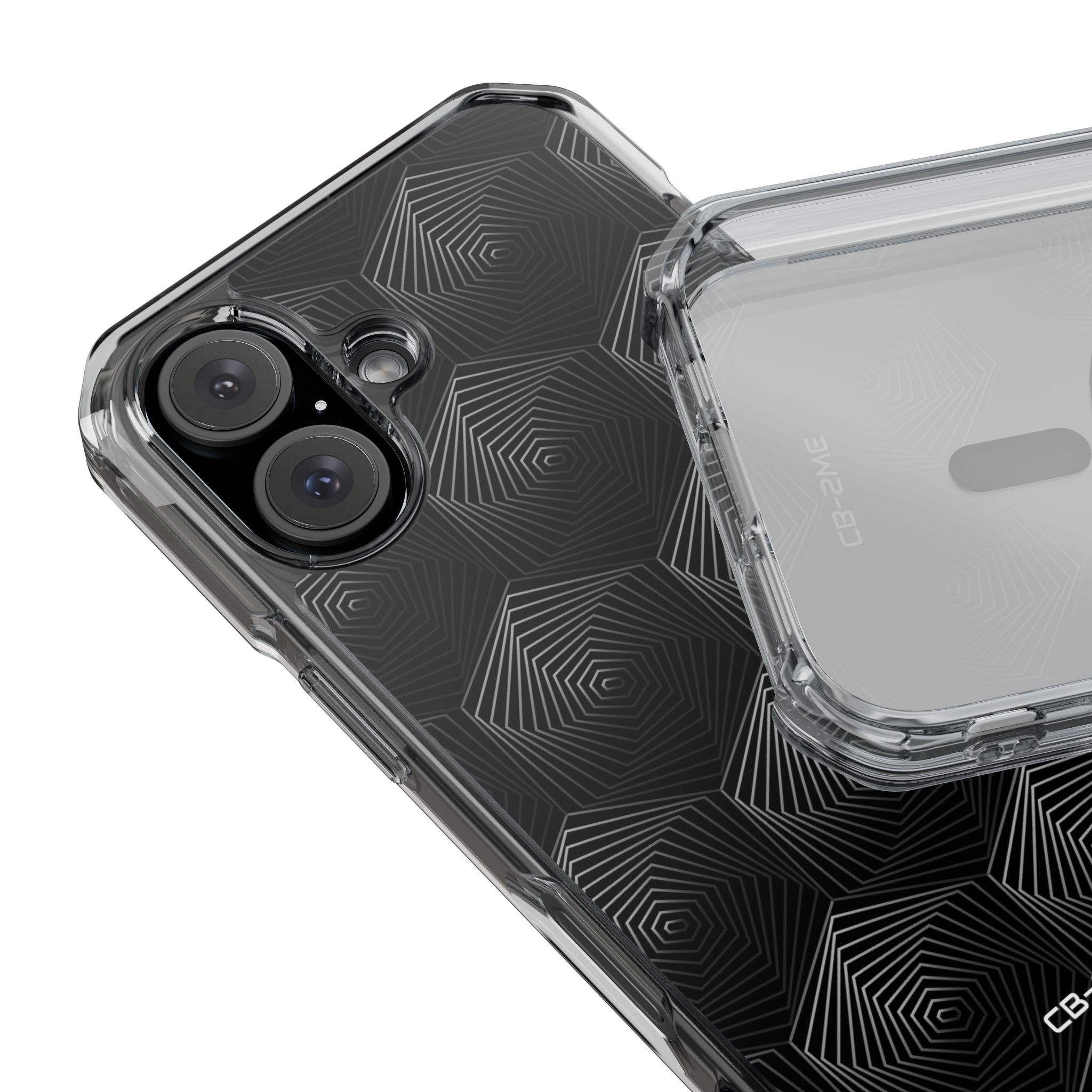 Geometric Spiral Illusion iPhone Case - Impact
