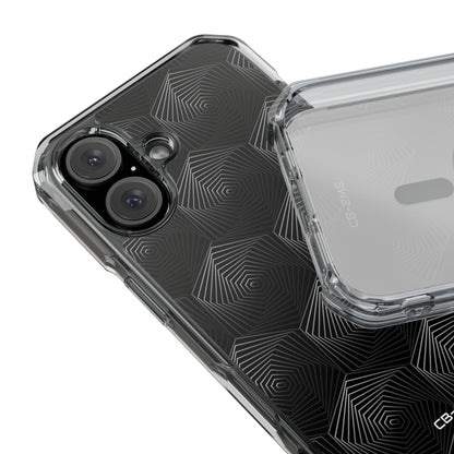 Geometric Spiral Illusion iPhone Case - Impact