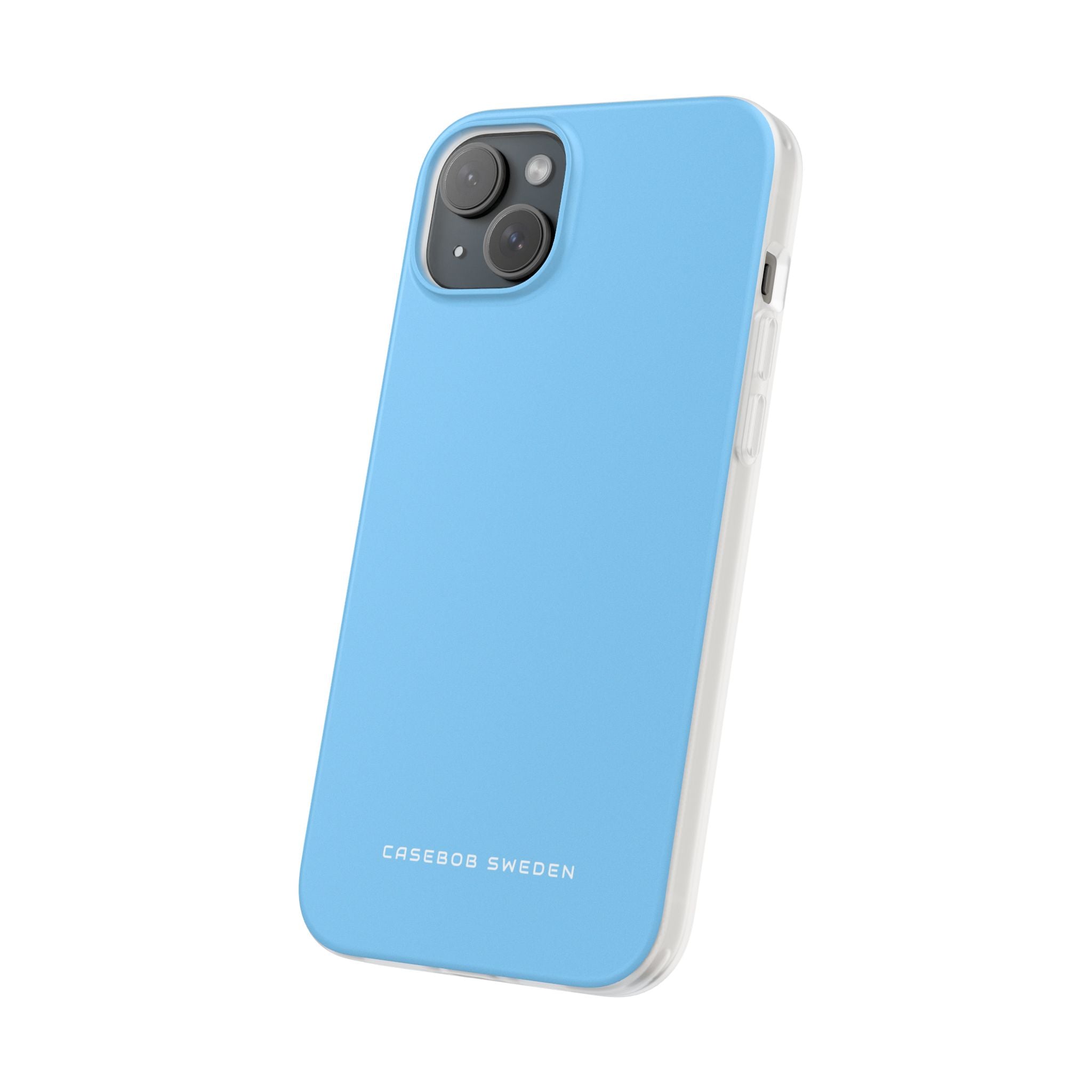 Light Sky Blue iPhone 15 - Flexi Phone Case