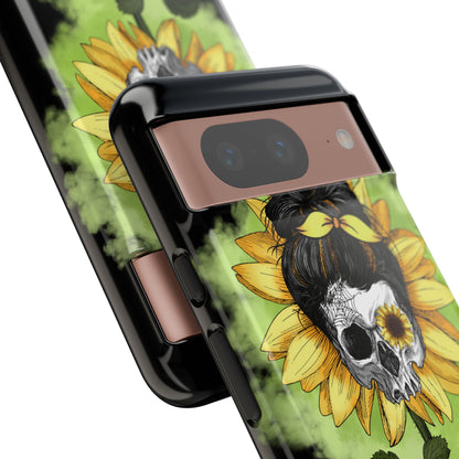 Sunflower Skull Fusion - Google Pixel Case