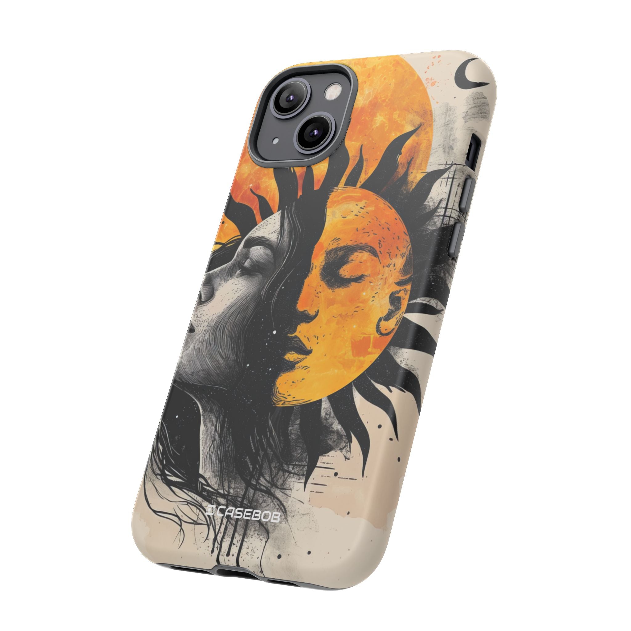 Sunlit Duality | Protective Phone Case for iPhone