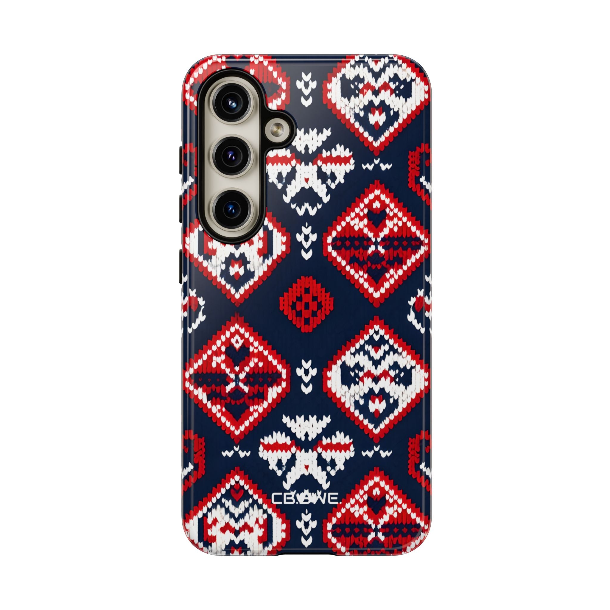 Festive Fair Isle Knitted Diamond Winter Clothing Seamless Samsung S24 - Tough