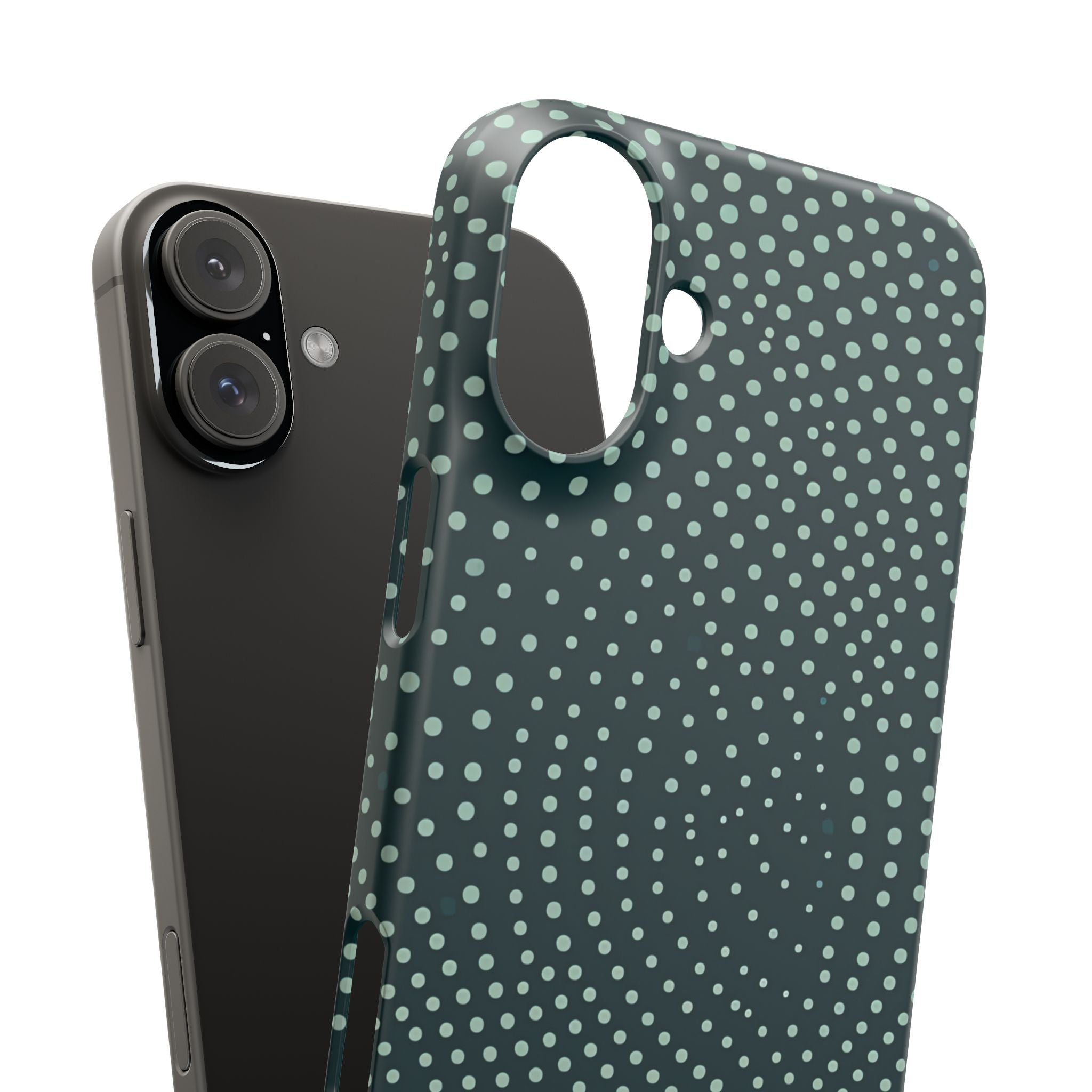 Teal Rippleflow iPhone 16 - Slim Phone Case