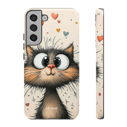 Whimsical Cat Smiles - Samsung Case